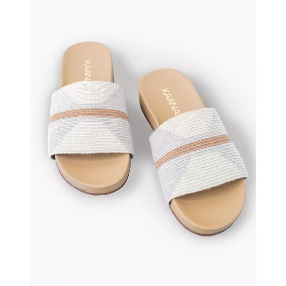 KAANAS Padar Handwoven Pool Slides - Picture 1 of 6